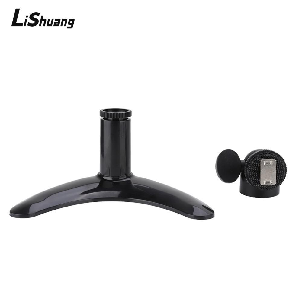 Giá đỡ màn hình LISHUANG, Cánh tay màn hình máy tính để bàn màu đen có thể điều chỉnh, Độ sáng chắc 