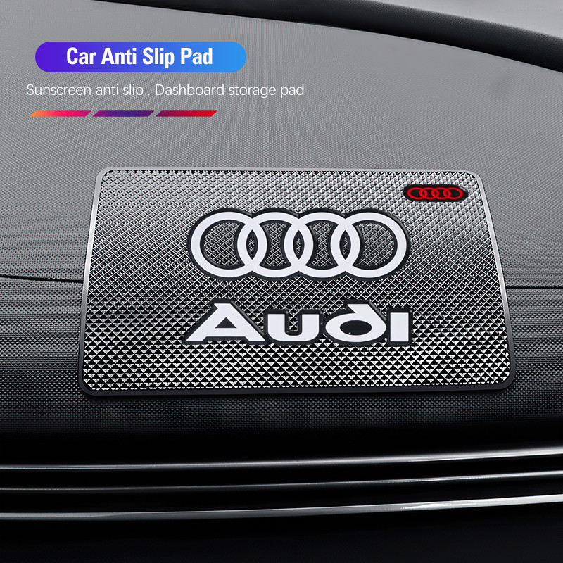 Bảng Điều Khiển Ô Tô Thảm Chống Trơn Trượt Điện Thoại Chìa Khóa Bảo Quản Cho Xe Audi A3 A4 A6 Q5 A5 