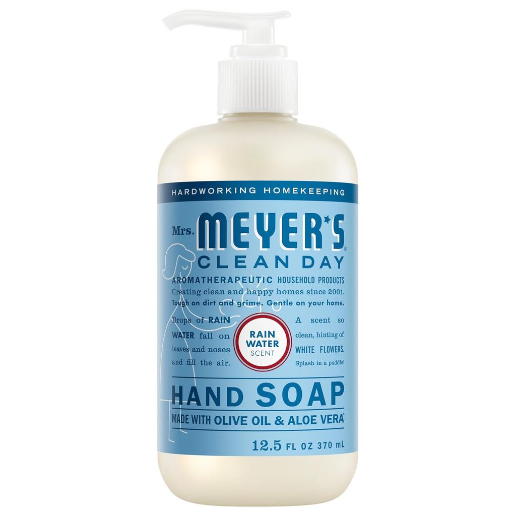 Bà Xà phòng cầm tay MEYER 'S CLEAN DAY, Mùi nước mưa, Chai 12,5 Fl Oz