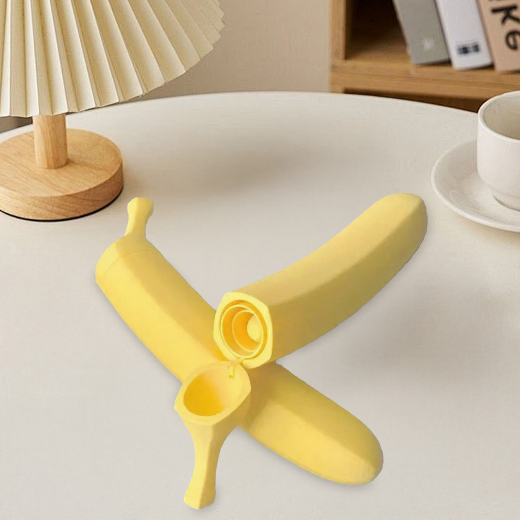 Yuxihon| Đồ chơi Longsword chuối in 3d Cây đũa phép chuối 1 / 2 / 3 Chiếc Đồ chơi kiếm chuối có thể 