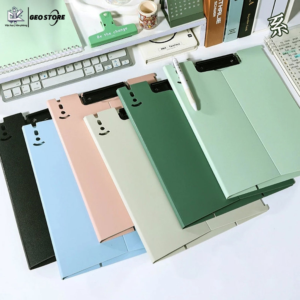 Bìa trình ký nhựa đôi A4 Bìa kẹp nhựa giấy A4 Trình ký nhựa kẹp hồ sơ tài liệu A4 hai mặt văn phòng 