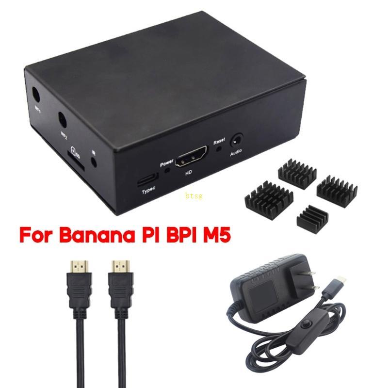 Btsg Hộp Kim Loại-Box Cho Banana PI BPI- M5 Board Tản Nhiệt Tản Nhiệt Bao