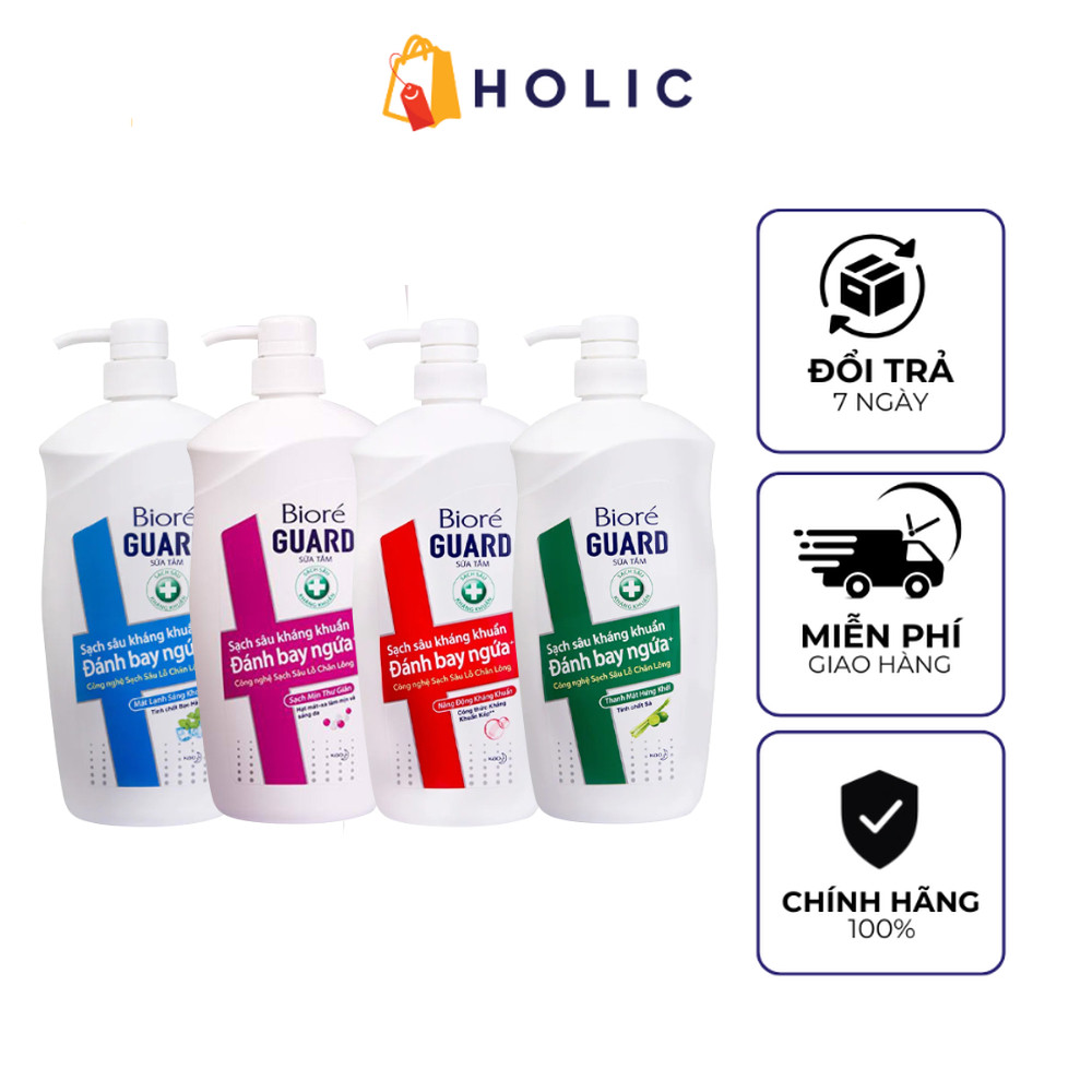 Sữa Tắm Biore Guard Sạch Sâu Kháng Khuẩn 800g