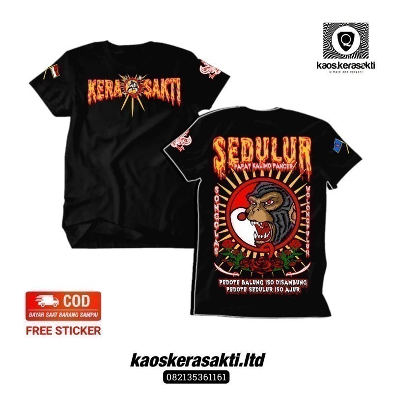 2025 Sedulur thời trang 4 Ka-5 Pancer Áo thun Yin-yang Model • Iks.pi Area Soft Paper Design