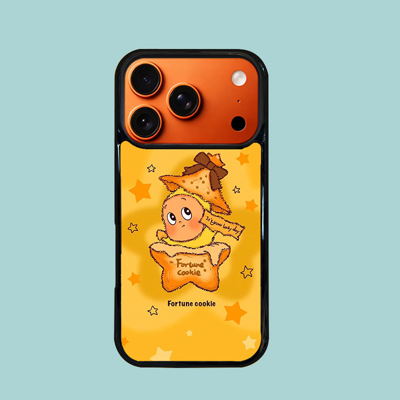 Ốp Lưng Từ Tính Fortune Cookie Ngôi Sao Vàng Người Hoạt Hình Dễ Thương Cho iPhone 17 16 15 14 12 11 