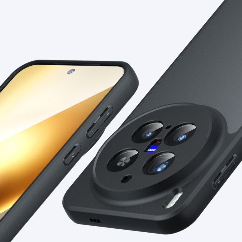 Dành Cho Vivo X300 Pro Ốp Lưng Vivo X300 Chống Sốc Giáp Điện Thoại Mặt Sau Mờ Cản Áo Giáp Trong Suốt