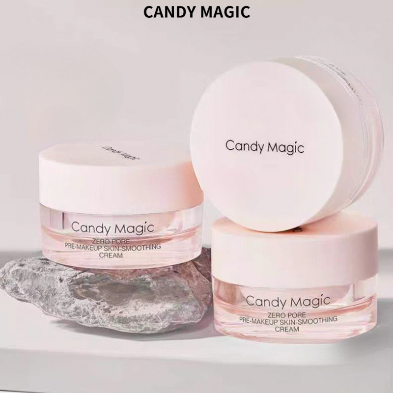 CANDYMAGIC Zero Pore Makeup Primer Smoothing Cream Non-Cakey Invisible Pore Makeup Primer Smoothing 