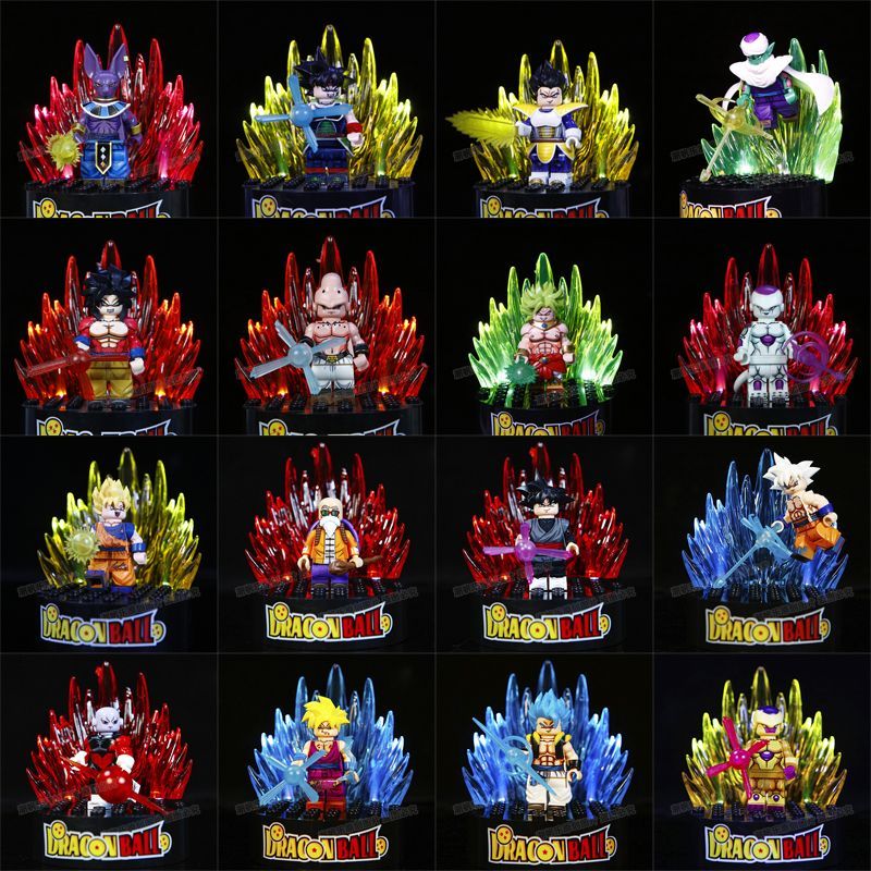 2025 Sản Phẩm Mới Tương Thích Lego Dragon Ball Minifigure Trọn Bộ Son Goku Vegeta Đồ Trang Trí Truyệ