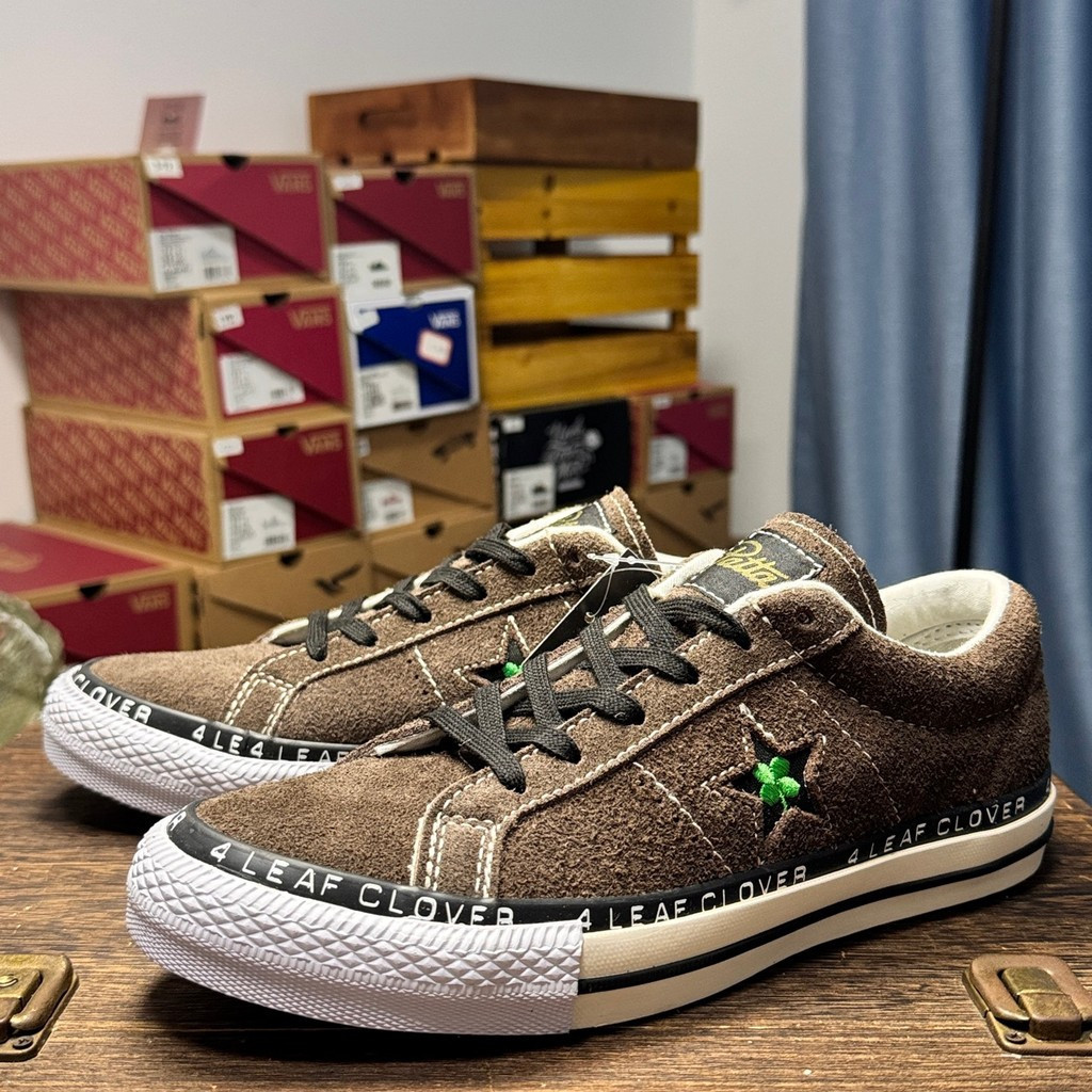 Patta x Converse One Star Brown Low cut Casual Board Shoes