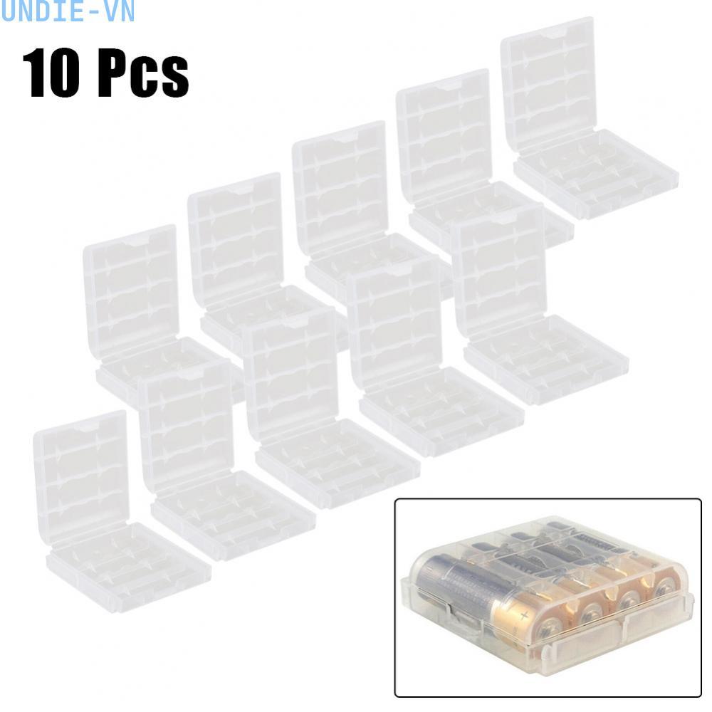 UNDIE❤️Secure Battery Plastic Storage Box for AA AAA Batteries Keep Your Batteries Safe