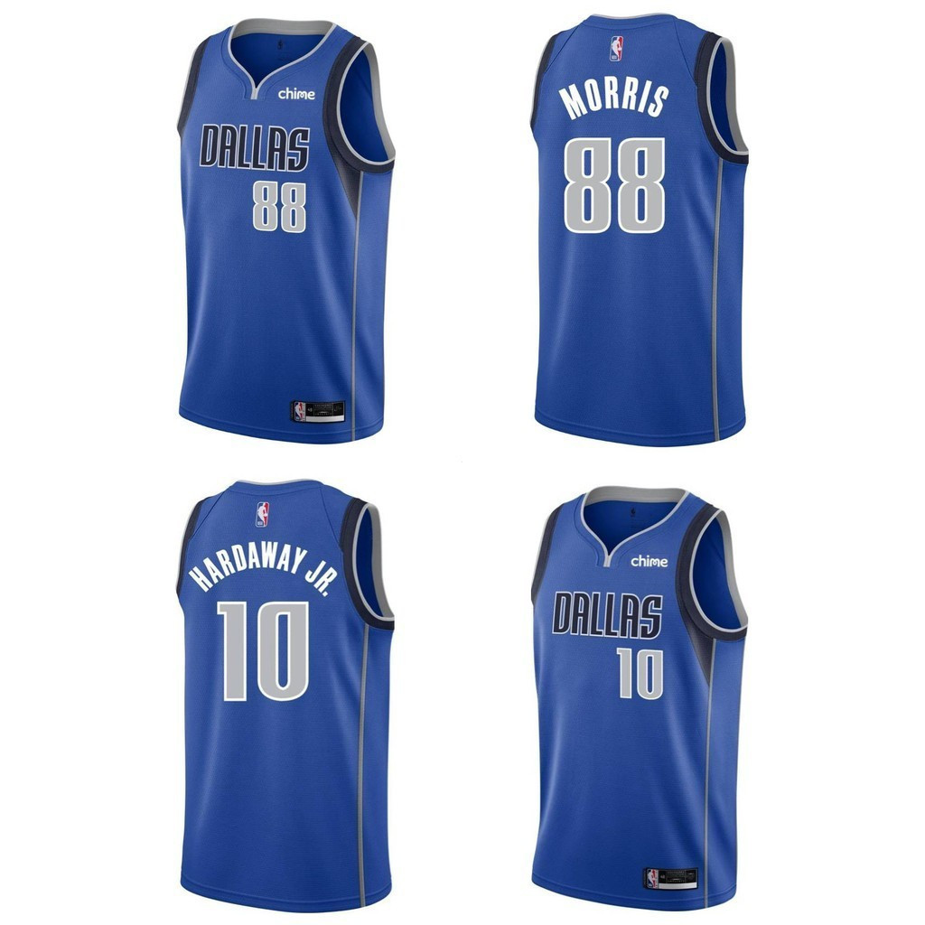 JOCELLEN fu 2023-24 NBA Dallas Mavericks Markieff Morris Hardaway Jr Camiseta Swingman Edición Icono