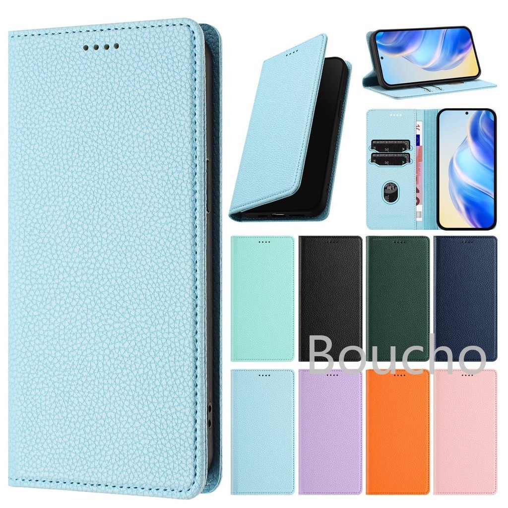 Ốp Lưng Cho Nokia HMD Pulse Pro Fuison Skyline G400 C300 G42 G310 G11 G21 G22 4G 5G Ví Da Lychee Vỏ 