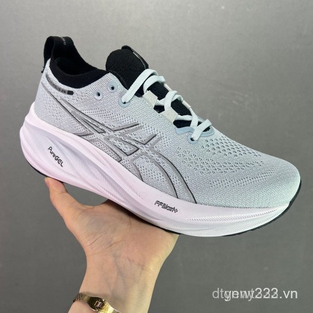 Giày chạy bộ nam Asics Gel Nimbus 26 Nimbus 26 Giày thể thao hấp thụ 1011B797-005 ISGJ 6CVP