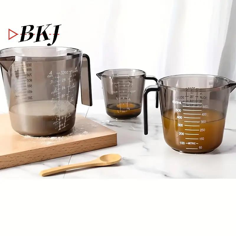 [KJ] Cốc đo lường bằng nhựa dùng cho nhà bếp & nướng bánh, Cốc thể tích 150 / 300 / 600 / 1000ml [Mớ