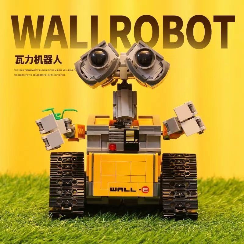 Tương thích với Lego Khối Xây Dựng Phim Lớn WALL-E Wally Robot Giáo Dục Lắp Ráp Mô Hình Trang Trí Đồ