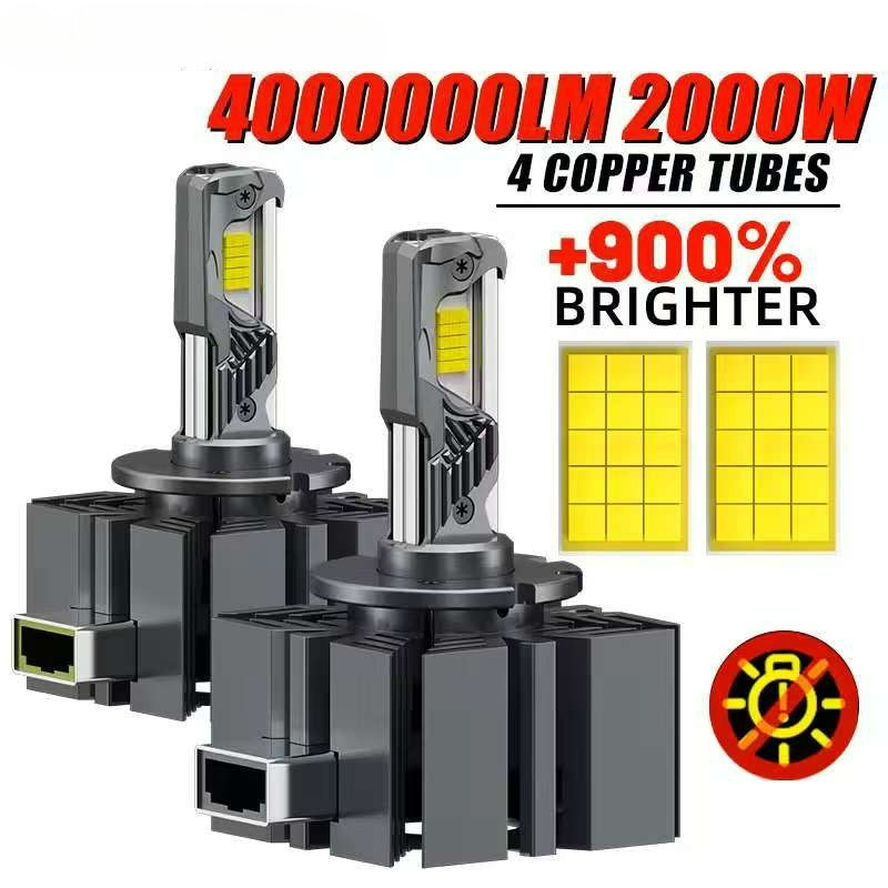 Bóng đèn pha ô tô LED D1S D3S 2000W 4000000LM D2S LED CANbus D4S Đèn Ô Tô HID Xenon Bộ Dụng Cụ Nâng 