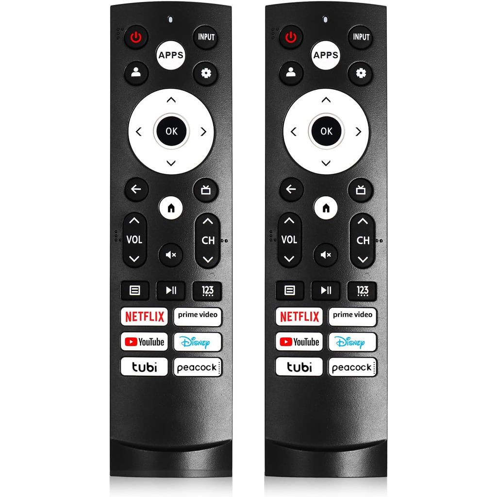 2 Gói Điều Khiển Từ Xa Thay Thế Cho Hisense Smart Google TV Series, Cho UHD 4K ULED Google TV, Cho M