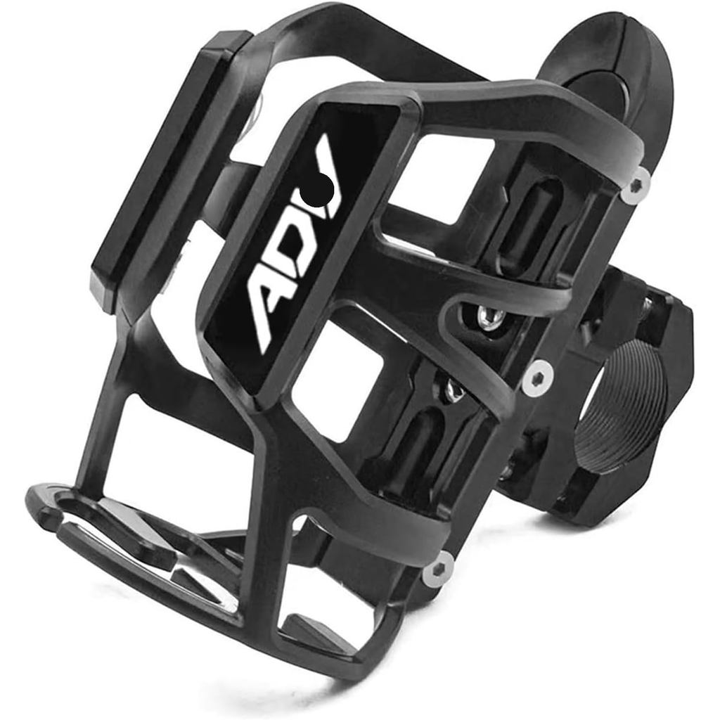 Giá đỡ cốc uống nước Phụ kiện gắn xe máy Tương thích với ADV 150 160 350 750 ADV150 ADV160 ADV350 ADV750 2023 (Đen)