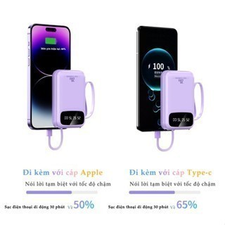 Đa dụng 20000 mAh với 4 cáp sạc nhanh, dung lượng lớn tiện lợi | BigBuy360 - bigbuy360.vn