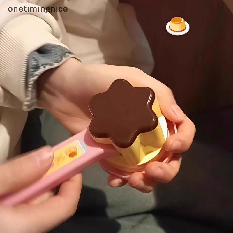 Onetimingnice Thực Phẩm Cho Ăn Bánh Pudding Đồ Chơi Để Bàn Trang Trí Dễ Thương Thạch Hồng Dâu Bộ Bán