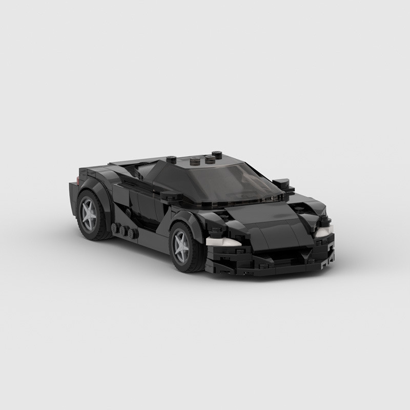 MOC Khối Xây Dựng Tương Thích Lego McLaren 720s 8 Lưới Đua Xe Tốc Độ Series Sáng Tạo Đua Xe Mô Hình 