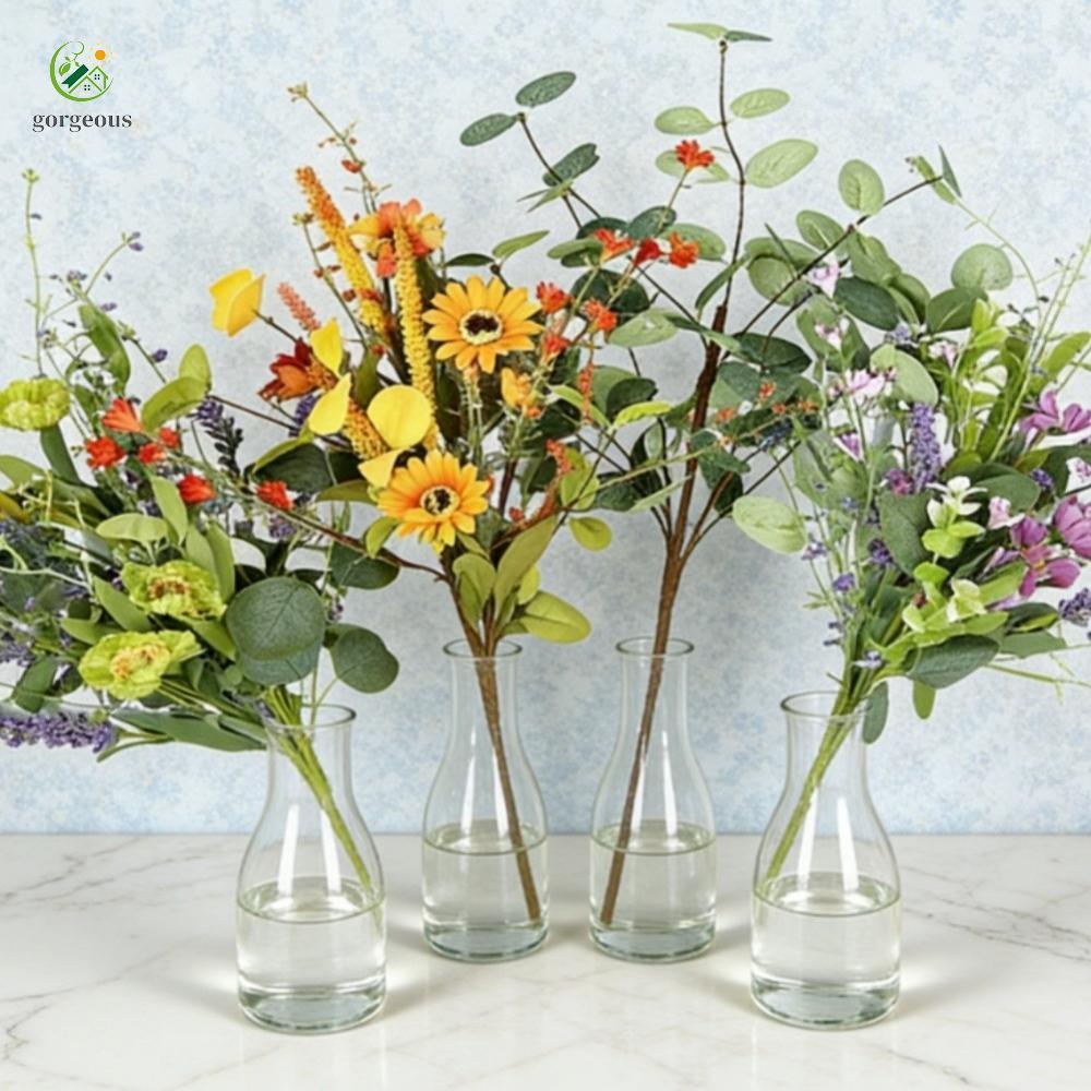 ⭐GROUS⭐Silk Daisy Stems Color Retention Finish Easy To Arrange Realistic Daisy Design