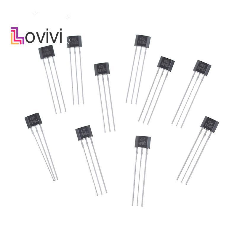 [Lovivivi] 10 chiếc Hall element 49E OH49E SS49E Cảm biến tuyến tính Cảm biến Hall MỚI