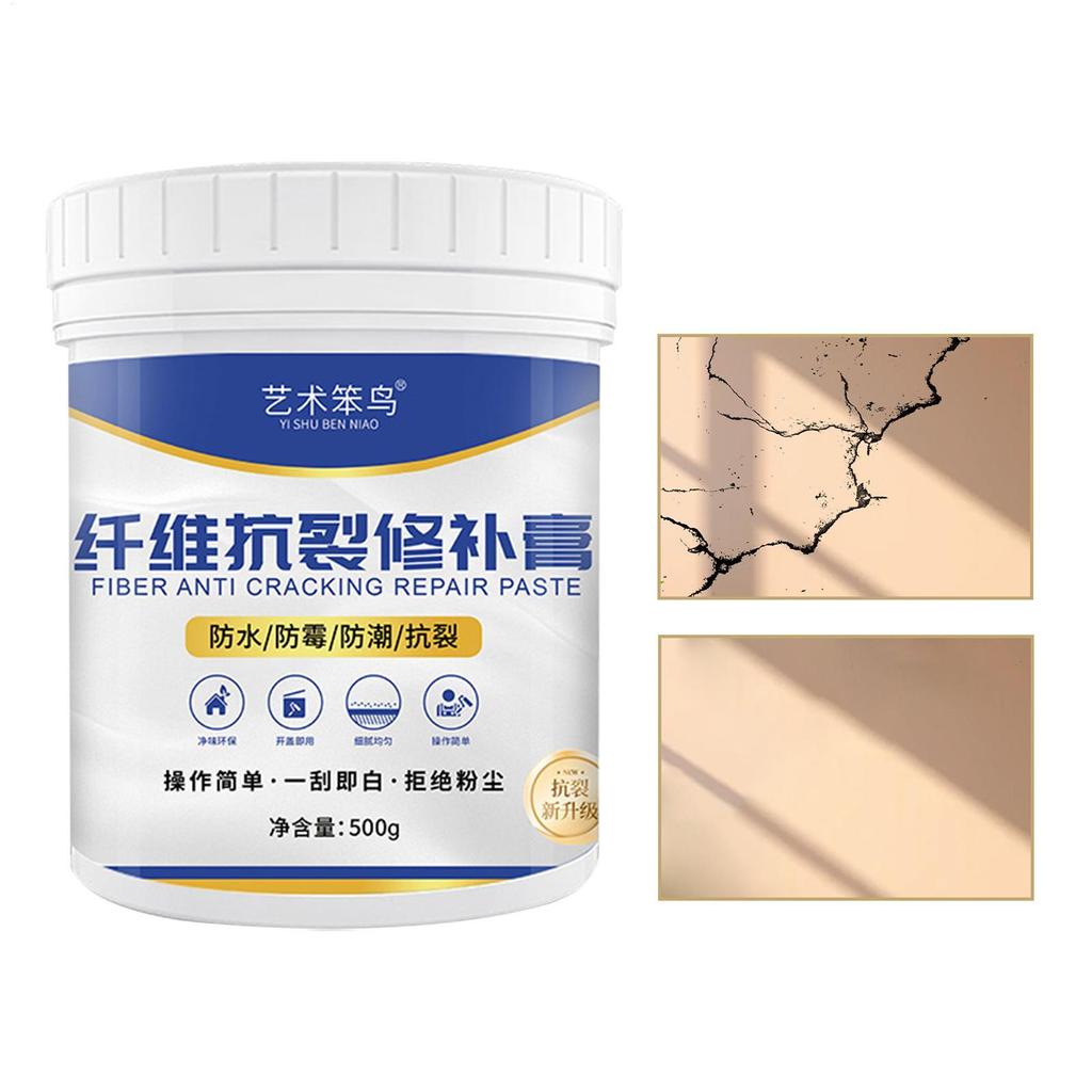 500g Dán Tường Crack Sửa Chữa Dán Tường Khô Chống Thấm Nước Sửa Chữa Chất Lâu Dài Treo Tường Putty c