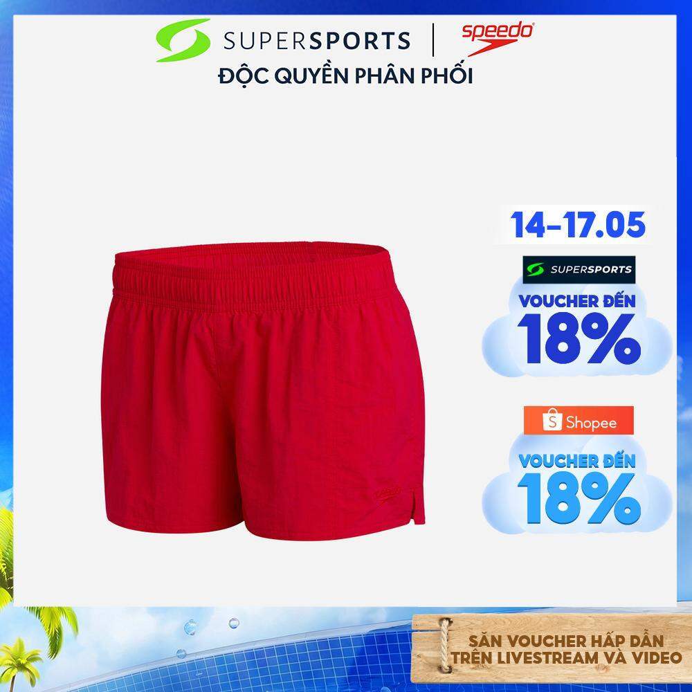 Quần Bơi Nữ Speedo Fed Red - Đỏ - 8-125386446