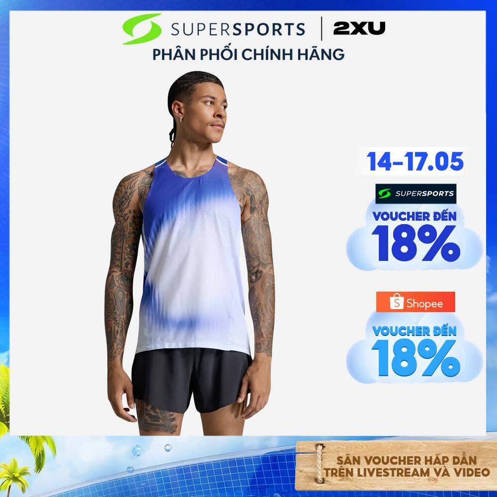 Áo Ba Lỗ Nam 2Xu Light Speed React Singlet - Xanh Dương - MR7375a-GGS/WRF