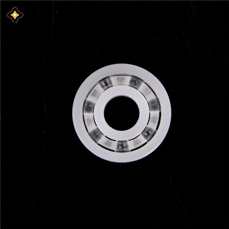 JCSYFAC 1 CÁI Vòng bi nhựa PP 608 Quả bóng thủy tinh 8 * 22 * 7mm Vòng bi mới
