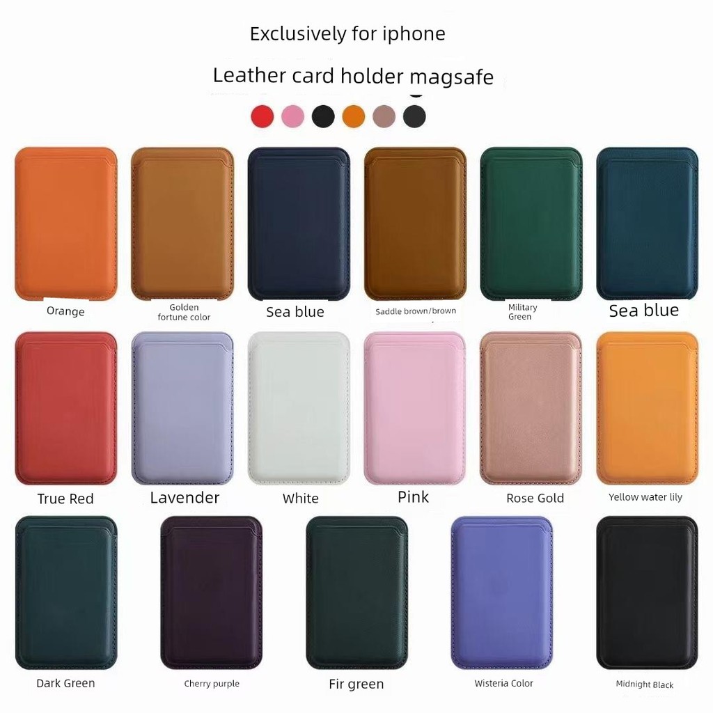 magsafe wallet ví magsafe Ví MagSafe MagSafewallet Hộp đựng thẻ từ tính Hộp đựng thẻ da
