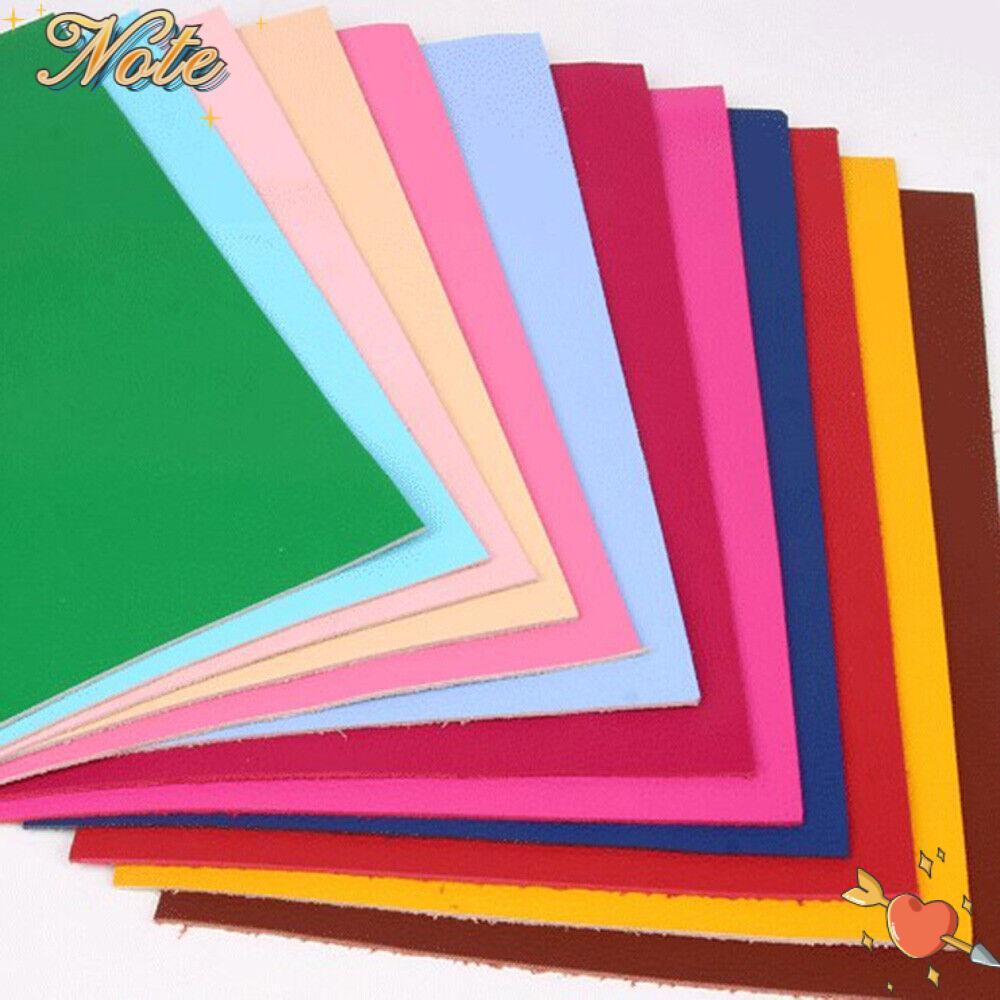 NOTE1 Da Oxhide Thật, Làm Ví Da Bò Cứng DIY, 20 * 30CM Giày Vải Tấm Vải