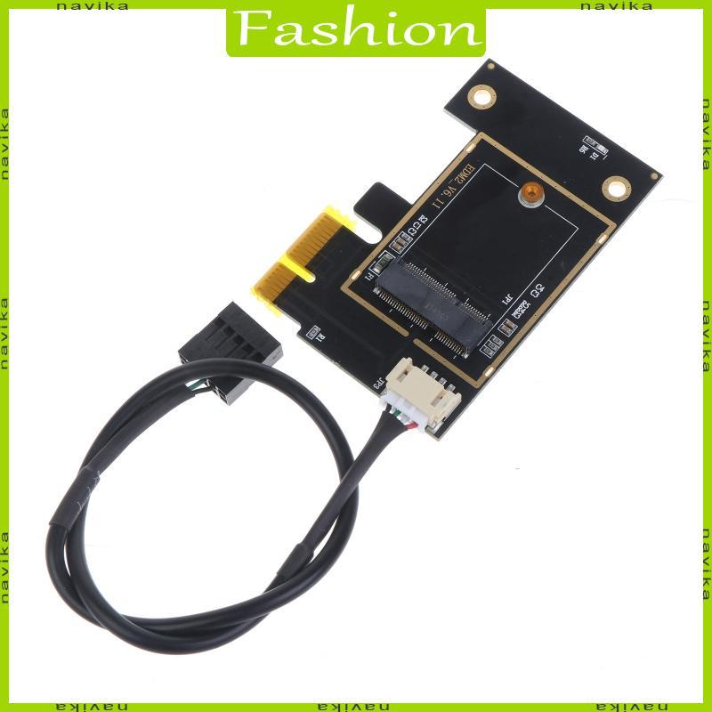 NA cho M 2 Thẻ Wifi M2 Ngff cho Key A E To Pci cho Express PCI-E 1X NGFF M2 Bộ chuyển đổi Wi-Fi cho 