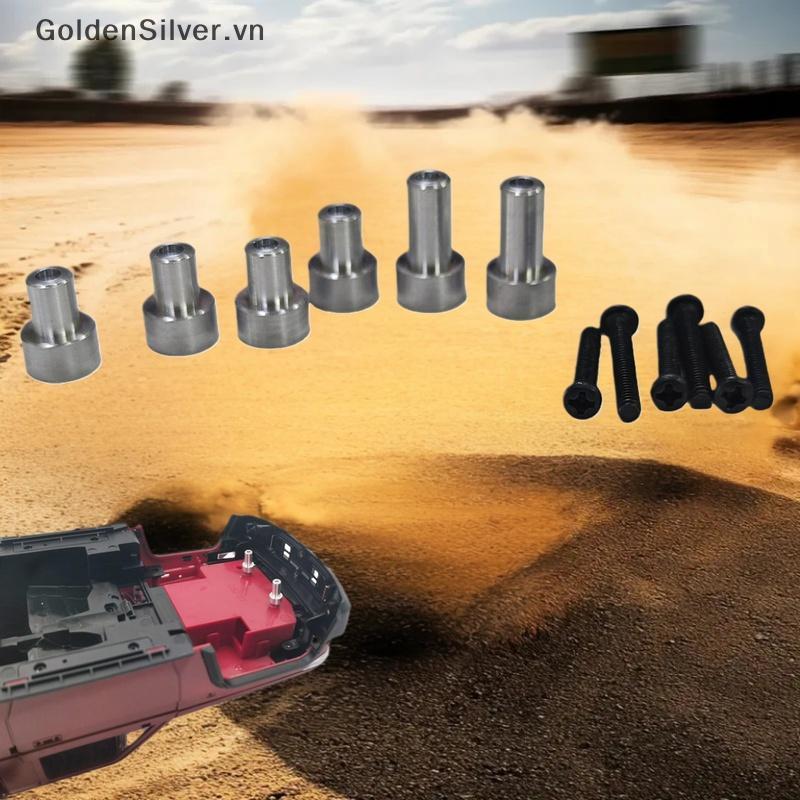 GoldenSilver 1 Bộ Cho 1 / 12 Sửa Đổi Bánh Xe Lớn Phần Nâng Cấp Đặc Biệt MN82 MN82S Vỏ Xe Kim Loại Nâ