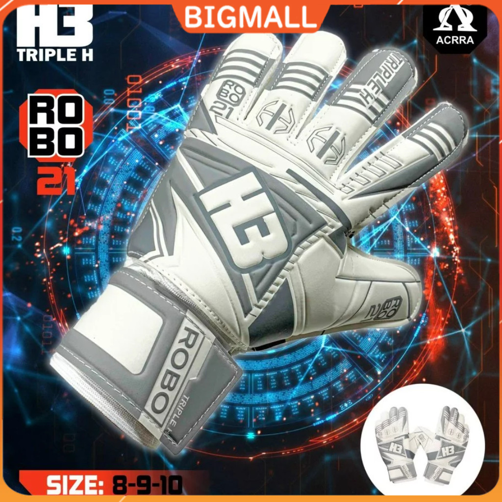 Găng H3 ROBO Găng thủ môn - Có Xương Trợ Lực, Loại 1, có cỡ Trẻ em và Người lớn []