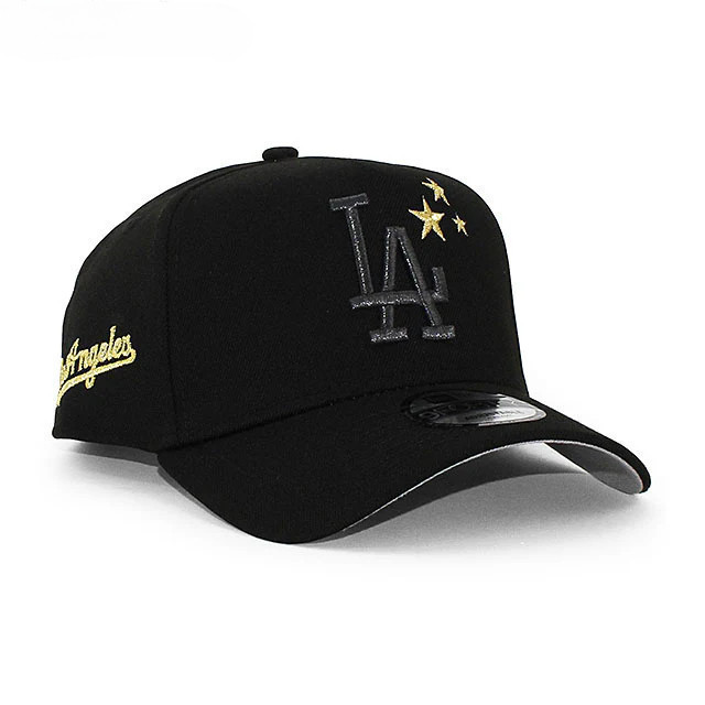 Mũ Snapback Cap Los Angeles Dodgers MLB Màu Đen Đáy Xám