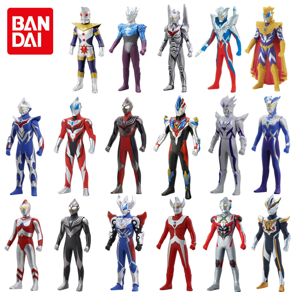 Bandai Zeta Ultraman Búp bê cao su mềm Tega 500 Noah Saiga Ling Gassairo Geed Sairo