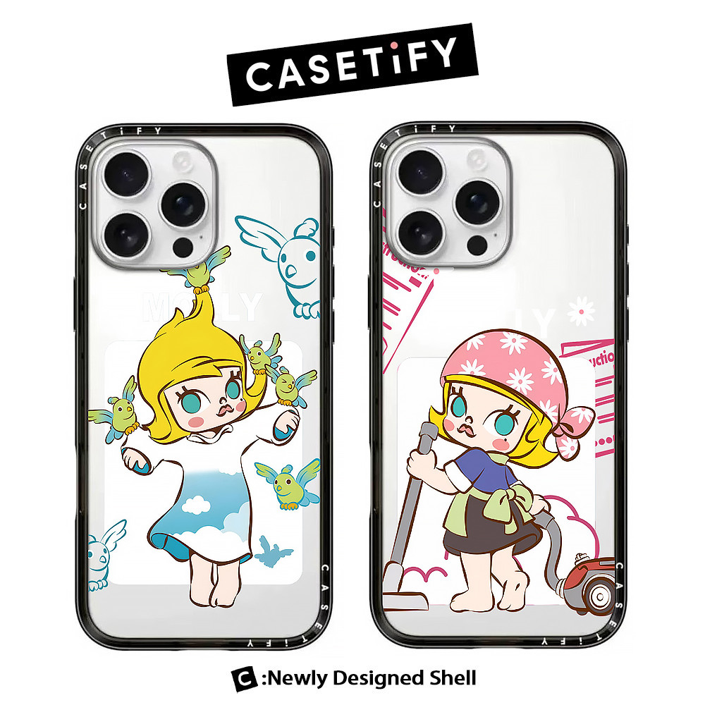 CASE Molly Series 3 Acrylic Mới Có Từ Tính Cho IPhone 17 Pro Max / 17 16 15 14 13 Pro Max Vỏ Bảo Vệ 