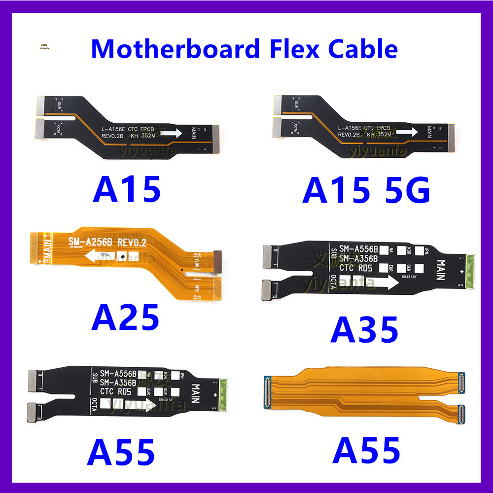 Bảng Chính Đầu Nối Bo Mạch Chủ LCD Cáp Mềm Cho Samsung Galaxy A35 A55 A15 A25 5G A356B A556B A156B A
