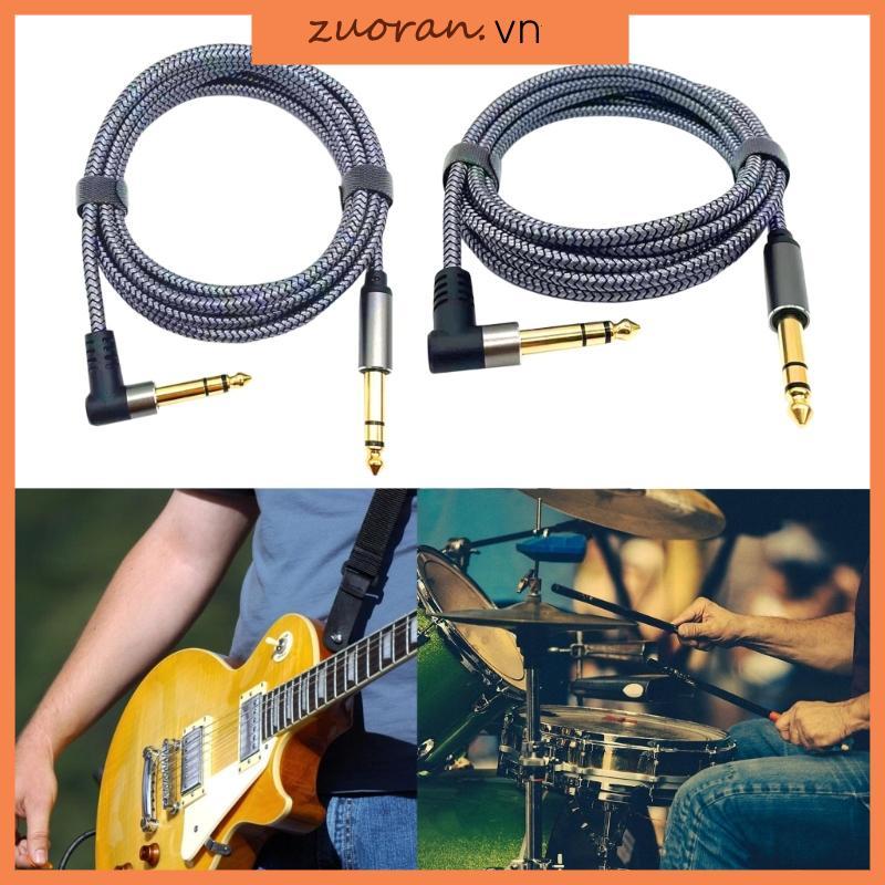 Cáp đàn guitar ZUOO 6 35mm Amp cho màn hình Studio Máy trộn bàn phím đàn guitar điện