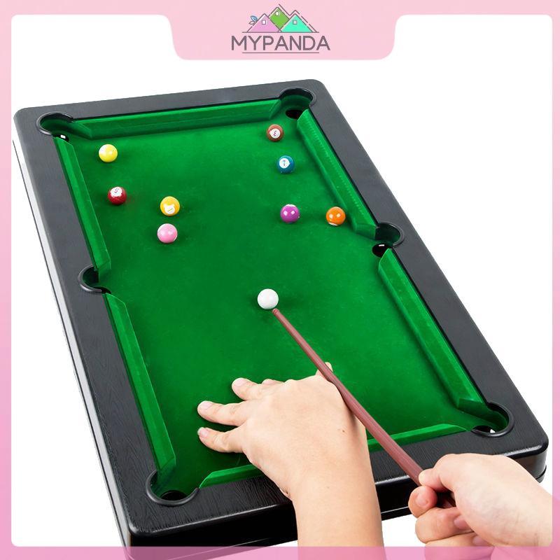MYPANDA Du Lịch Xếp Hình Đạo Cụ Trẻ Em Mô Phỏng Bida Đồ Chơi Trẻ Em Bàn Trò Chơi Mini Để Bàn Thu Nhỏ