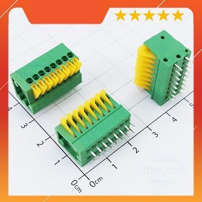 [2 Cái]- KF141-2.54-8-V Terminal Block 8 Tiếp Điểm Cắm Dây Dọc 2.54mm 150V 2A IoT Maker 90