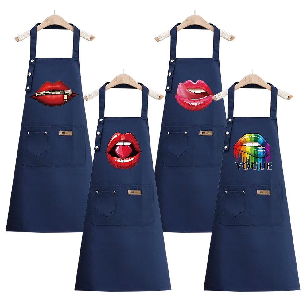Kitchen householdSleeveless halter apron Gardening apron Waterproof and oil-resistant apron Hot sell