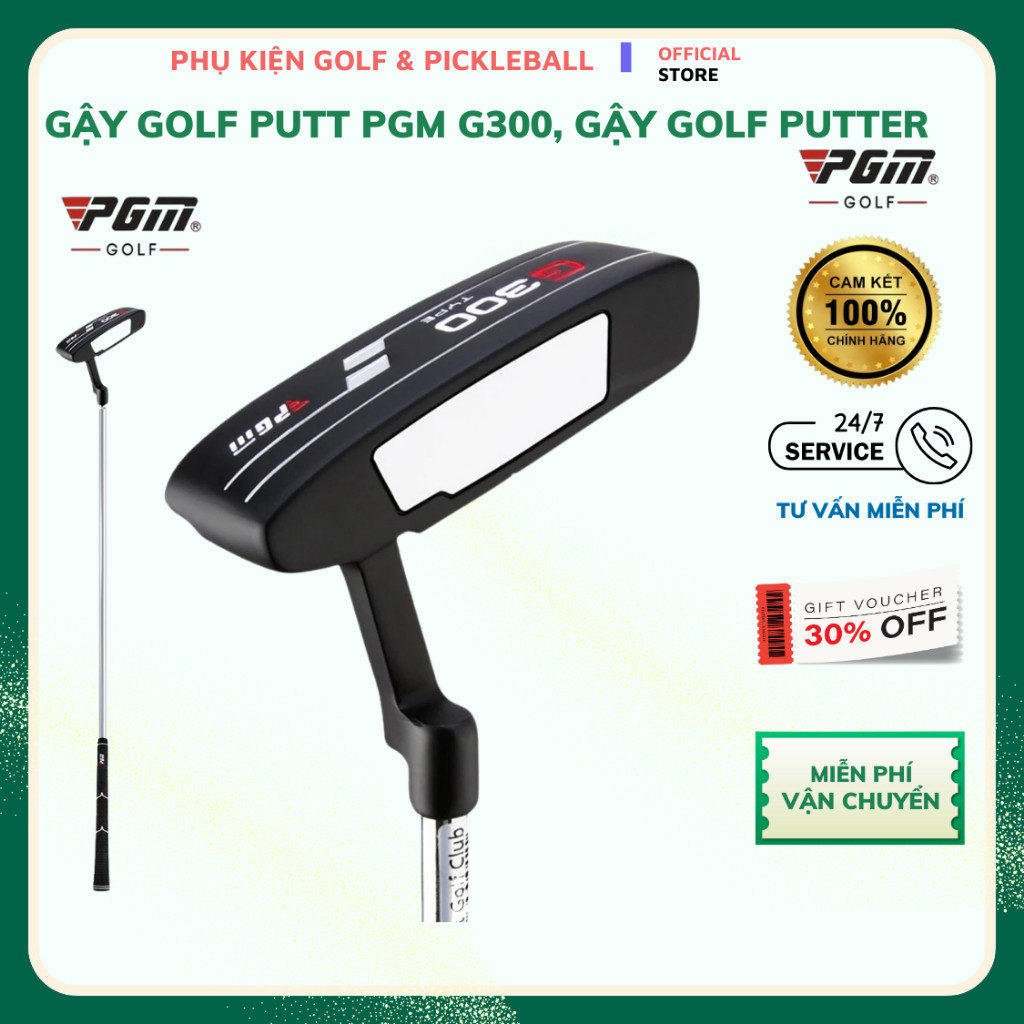 GẬY PUTTER PGM G300 - TUG025 | CẢI THIỆN ĐƯỜNG BÓNG CHUẨN XÁC