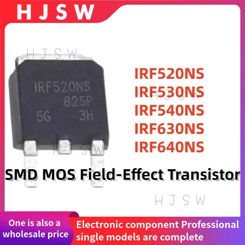 5 Chiếc IRF520NS IRF530NS IRF540NS IRF630NS IRF640NS F520NS F530NS F540NS F630NS F640NS TO-263 SMD H