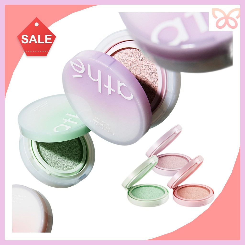 [athea] Đệm chống nắng tông màu ánh sáng thuần chay, 3 màu, 12g, SPF50 + PA + + + + / Đệm chống nắng