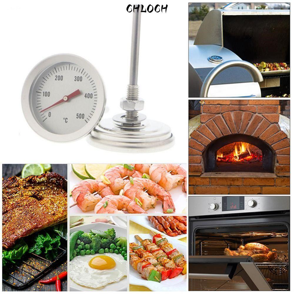 Nhiệt kế BBQ CHLOCH Nhà bếp 0-500°C Đồng hồ đo nhiệt độ