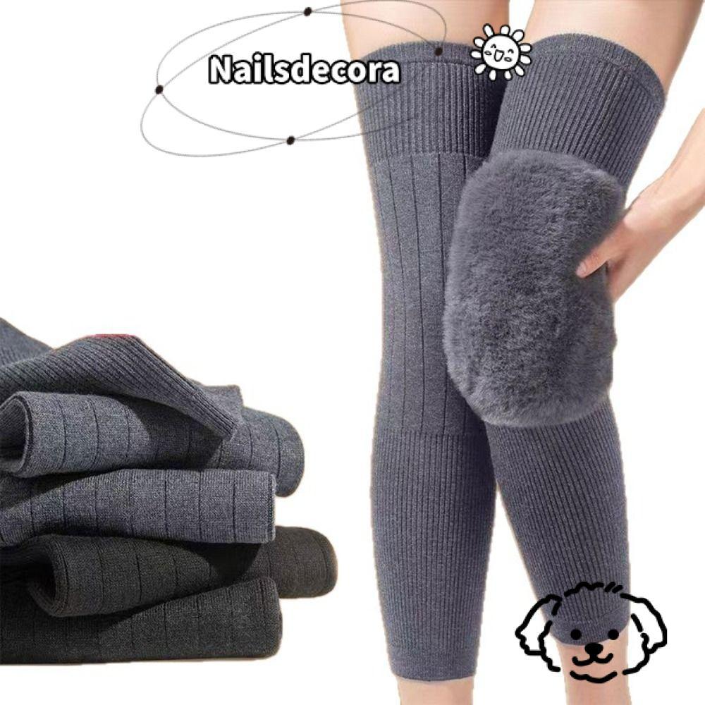 Miếng đệm đầu gối NAILS mùa đông - Dày, nhung co giãn, giữ ấm tốt