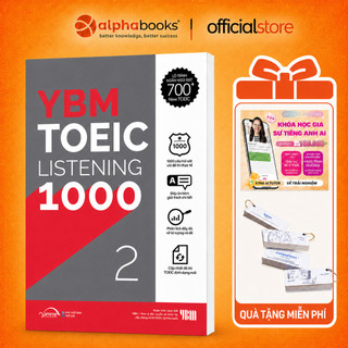 Sách – YBM TOEIC LISTENING 1000 Vol 2 – 10 Đề Nghe Sát Đề Thi TOEIC Format Mới (Gamma Books)